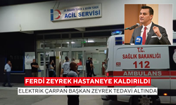 Manisa Büyükşehir Belediye Başkanı Ferdi Zeyrek elektrik çarpması sonucu hastaneye kaldırıldı