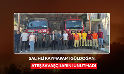 Salihli Kaymakamı Güldoğan, ateş savaşçılarını unutmadı