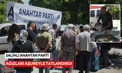 Salihli Anahtar Parti, ağızları aşureyle tatlandırdı