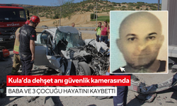 Kula’da kahreden kaza: Aynı otomobildeki baba ve 3 evladı hayatını kaybetti