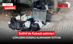 Salihli’de Kabazlı sakinleri ‘Çöplerin düzenli alınmasını’ istiyor