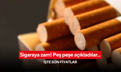 Sigaraya zam! Peş peşe açıkladılar... İşte son fiyatlar