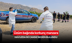 Üzüm bağında korkunç manzara: Havuzda iki cansız beden bulundu