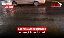 Salihlili vatandaşlardan yaya geçidi çizgisi talebi