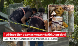 Ölüye bile muska! Mezar kazıldı, kutudan tılsımlı bebek ve kağıtlar çıktı