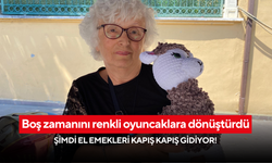 Boş zamanını renkli oyuncaklara dönüştürdü: Şimdi el emekleri kapış kapış gidiyor!