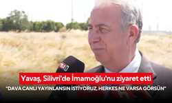 Yavaş, Silivri'de İmamoğlu'nu ziyaret etti: "Dava canlı yayınlansın istiyoruz, herkes ne varsa görsün"
