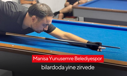 Manisa Yunusemre Belediyespor bilardoda yine zirvede