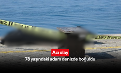 Halk plajında yürek yakan anlar... Yaşlı adam denizde boğuldu