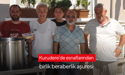 Kurudere’de esnaflarından birlik beraberlik aşuresi