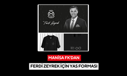Manisa FK'dan Ferdi Zeyrek için yas forması