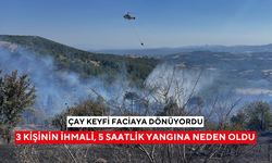 Manisa'da 3 kişinin ihmali, 5 saatlik yangına neden oldu