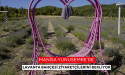 Manisa Yunusemre'de lavanta bahçesi ziyaretçilerini bekliyor