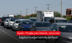 Aydın- Muğla yolu tıkandı, sürücüler kaplumbağa hızında ilerliyor