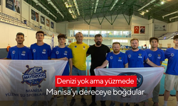 Denizi yok ama yüzmede Manisa’yı dereceye boğdular