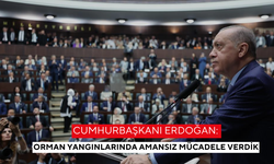Cumhurbaşkanı Erdoğan: Orman yangınlarında amansız mücadele verdik