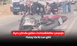 Aynı yönde ilerliyorlardı, sonları aynı oldu... Motosiklet kazasında 2 ölü
