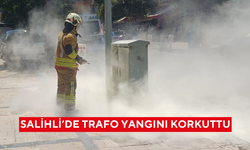 Salihli’de trafo yangını korkuttu