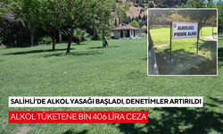 Salihli’de alkol yasağı başladı, denetimler artırıldı: Alkol tüketene bin 406 lira ceza