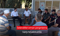 Selendi orman yangınlarına karşı teyakkuzda