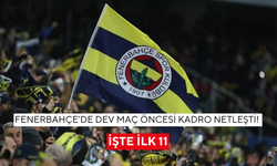 Fenerbahçe’de dev maç öncesi kadro netleşti! İşte ilk 11