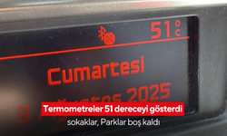 Termometreler 51 dereceyi gösterdi sokaklar, Parklar boş kaldı