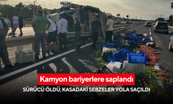 Yük taşıyan kamyonun son yolculuğu: 1 ölü, 2 yaralı