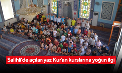Salihli’de açılan yaz Kur'an kurslarına yoğun ilgi