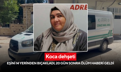 Koca dehşeti: Eşini 14 yerinden bıçakladı, 20 gün sonra ölüm haberi geldi