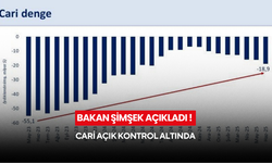 Bakan Şimşek açıkladı... Üretim artarken cari açık kontrol altında
