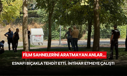 Kadın esnafı bıçakla tehdit etti, darp edildi, hastaneden kaçıp intihar etmeye çalıştı