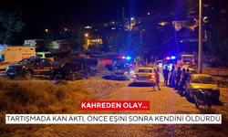 Önce eşini sonra kendini öldürdü