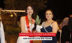 Manisa’da örnek davranış | Her davetliye bir fidan