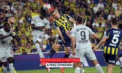 Süper Lig'de 3. haftada 6 maç oynandı