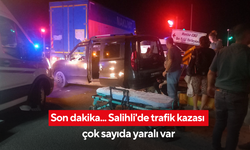 Son dakika... Salihli'de trafik kazası çok sayıda yaralı var