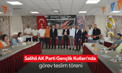 Salihli AK Parti Gençlik Kolları’nda görev teslim töreni