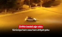 Trafiği tehlikeye atan driftçi 5 yıl direksiyon başına geçemeyecek