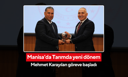 Manisa Tarım ve Orman Müdürlüğü’nde devir teslim... Mehmet Karayılan göreve başladı