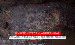 Roma dönemine ait mozaik ve mezarlar gün yüzüne çıktı