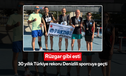 Denizlili master atlet 30 yıllık rekoru tarihe gömdü!