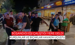 Boşandığı eşinin çalıştığı restoranı bastı... Kurşunlar ve bıçaklar havada uçuştu!