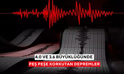 Salihli'de de hissedilen 4.0 ve 3.6 büyüklüğünde peş peşe korkutan depremler