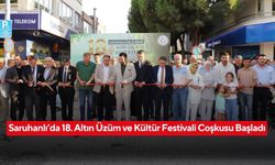 Üzümün başkenti Saruhanlı’da festival heyecanı... Kortej yürüyüşü renkli görüntülere sahne oldu