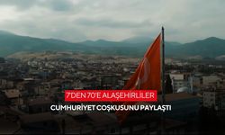 7’den 70’e Alaşehirliler Cumhuriyet coşkusunu paylaştı