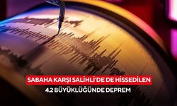 Sabaha karşı Salihli'de de hissedilen 4.2 büyüklüğünde deprem