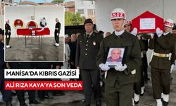 Manisa’da Kıbrıs Gazisi Ali Rıza Kaya’ya son veda