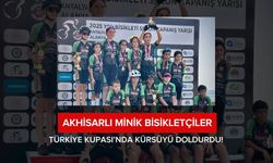 Akhisarlı minik bisikletçiler Türkiye Kupası’nda kürsüyü doldurdu!