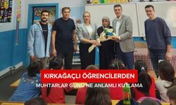 Kırkağaçlı Öğrencilerden Muhtarlar Günü’ne Anlamlı Kutlama