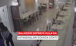 Balıkesir depremi Kula’da vatandaşları sokağa döktü