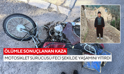 Ölümle sonuçlanan kaza: Motosiklet sürücüsü feci şekilde yaşamını yitirdi